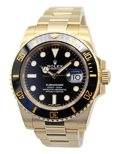 yellow and black rolex|rolex yellow submariner.